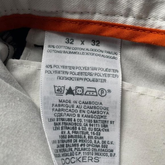 Men's 32x32 Dockers D3 Navy Pants *Preowned* worn 2 or 3 times - Picture 8 of 8